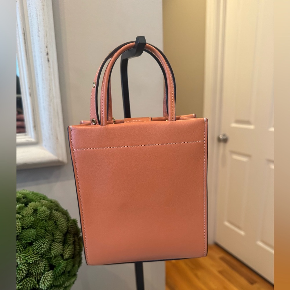 Coach - Mini Cashin Tote - Reimagined Faded Orange EUC - With Crossbody